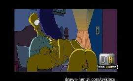 Os simpsons sexo Homer fodendo a esposa Marge