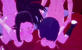 Momo yaoyorozu hentai fazendo sexo em local publico