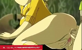 Velma hentai sentindo o salsicha penetrar no seu bundão