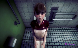 Hentai trans fodendo novinha no banheiro