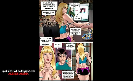 Historia em quadrinhos porno encanador fodendo cliente gostosa