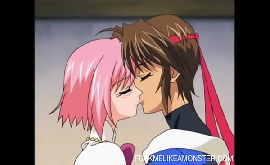 Hentai romantico casal foto no seu primeiro sexo